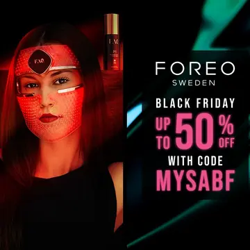 FOREO Black Friday Deals 2025 with up to 50% off